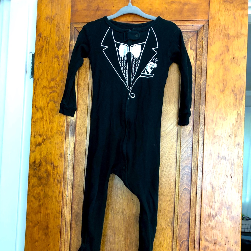 Baby GAP One Piece Tuxedo Pajamas